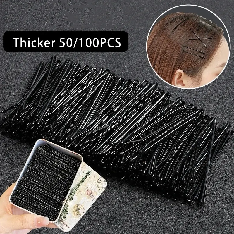 50PCS JEPIT LIDI RAMBUT / JEPIT JABING RAMBUT / JEPIT SANGGUL / JEPIT RAMBUT SALON CLIPS Penjepit