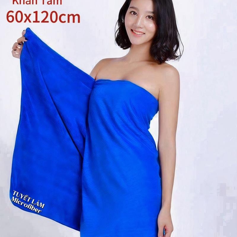 Khăn tắm spa 60x120 Microfiber mềm mịn ,Siêu thấm hút