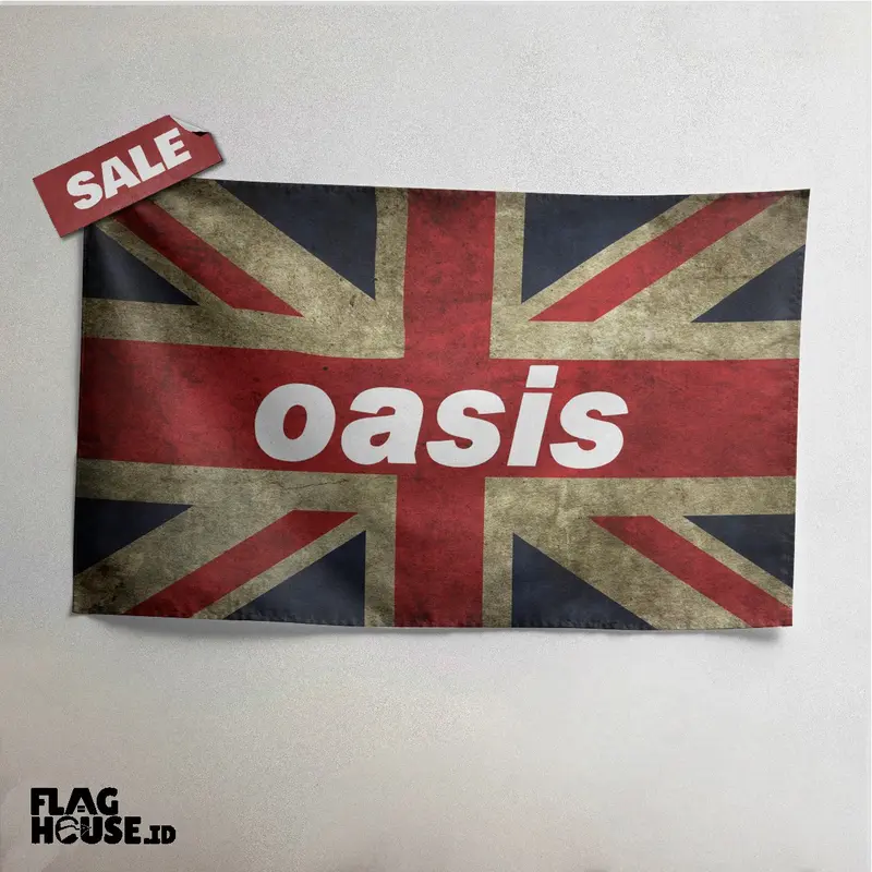 Flaghouse.id - Bendera/Tapestry Band Oasis England 0