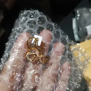 ANTING JEPIT GANDUL TETES TITANIUM, ANTING WANITA ANTI KARAT ELEGAN Earrings