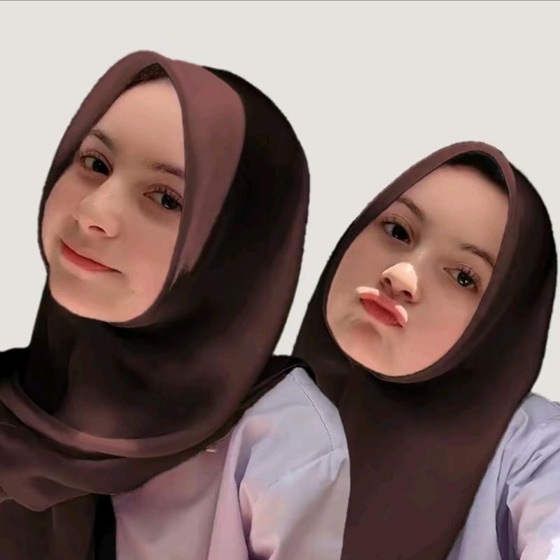 Hijab Segi Empat Anak Sekolah SMP dan SMA / Kerudung Segi 4 Basic Voal Polos Jahit Tepi Rapi Muslim Nyaman Instan Terbaru 2