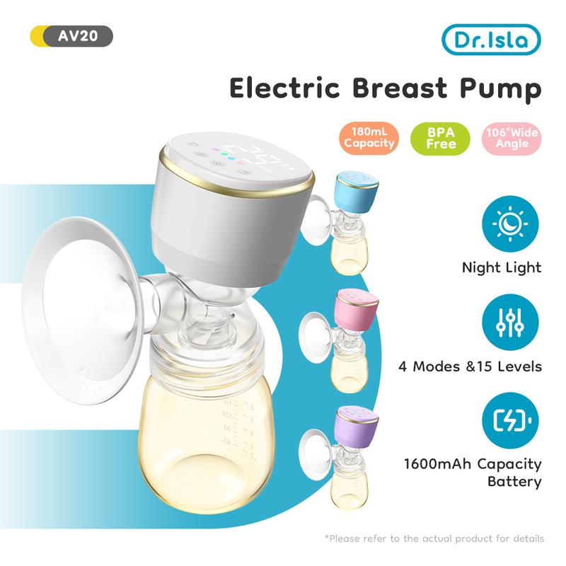 Avinie Dr.Isla Máy hút sữa điện tự động đa năng có đèn ngủ LED HD màn hình lớn không gây tiếng ồn cho bé bú mẹ dễ dàng AV20