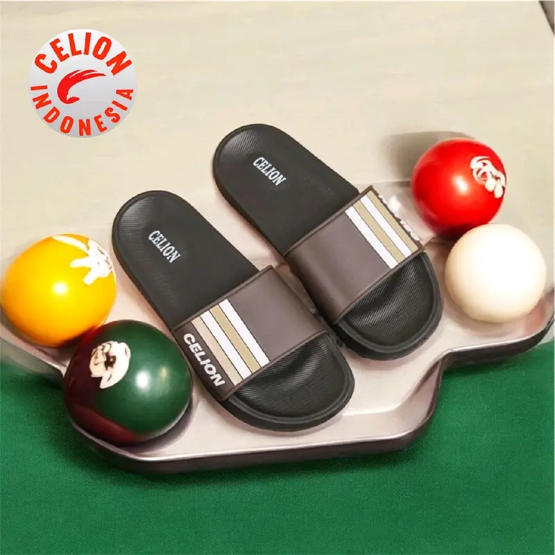 CELION Sandal Pria Starboy Slip on Murah Karet jelly super keren Pilih Lokal 2103-3A Shoes Selop 2
