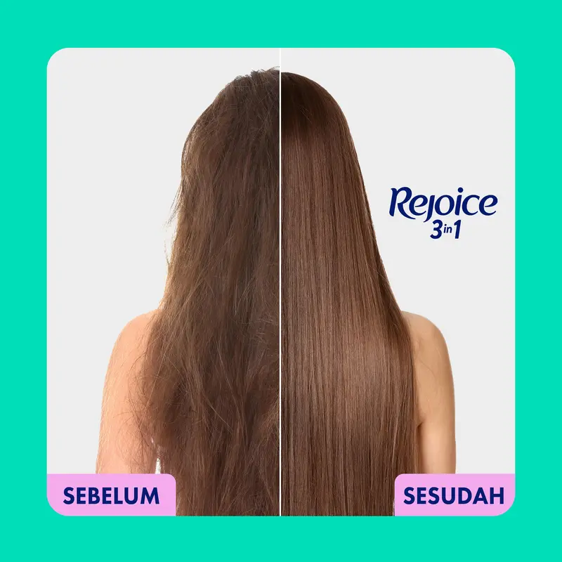 Rejoice Shampo Rich Halus Lembut 150 ml 1 Pcs Dan Rejoice Conditioner Rich Halus Lembut 320 ml 1 Pcs 3