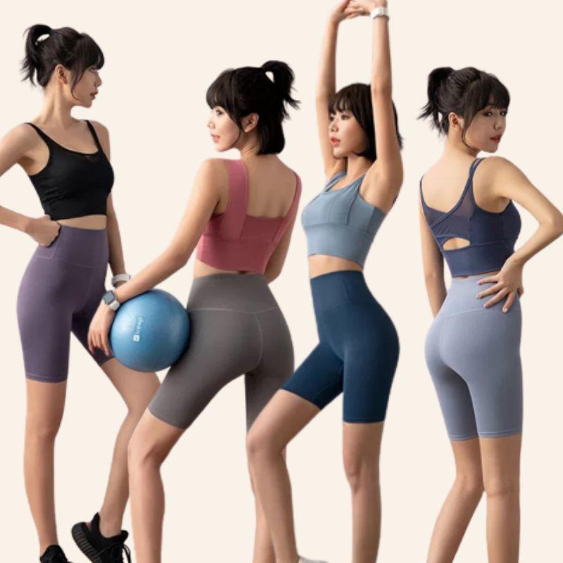 TIMETOSPORT Celana Pendek Olahraga Hight Waist Fitness Pants Import Premium 1004 2