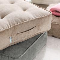Gambar Bantal Lantai Kotak Kubos Floor Cushion - ISIRUMA - Abu - Abu dari Isiruma Indonesia Kota Tangerang 3 Tokopedia