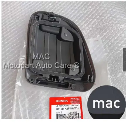 81130-K2F-N80ZH Lid Pocket Tutup Laci Motor Honda New Scoopy LED New Coklat Doff 2021-2024 Keyless