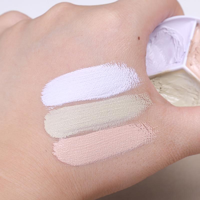 Product Introduction of 3 Colors Concealer Palette Face Contour Corrector Moisturizing Full Coverage Spots Dark Circles Concealer Makeup 16