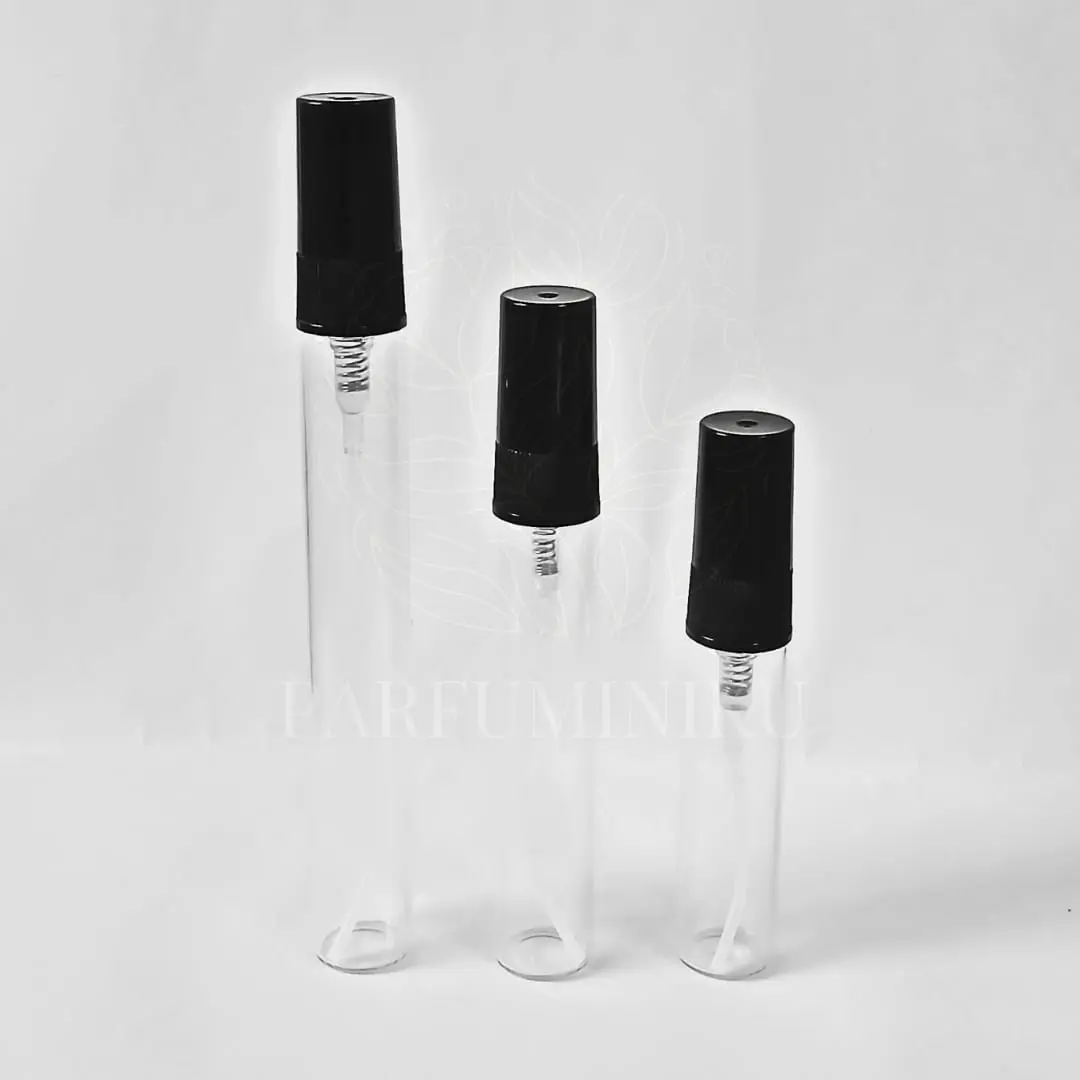 Botol Spray Kaca [CAMPURAN 2ML 3ML 5ML 7ML 10ML] – Botol Refill Parfum Pen Decant Stik Vial [TUTUP PUTIH & TUTUP HITAM]