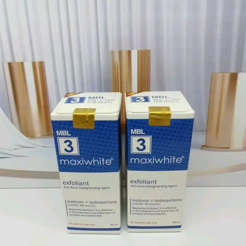 TONER MAXIWHITE MBL 3 EXFOLIANT 60ML KWALITAS ORIGINAL 3