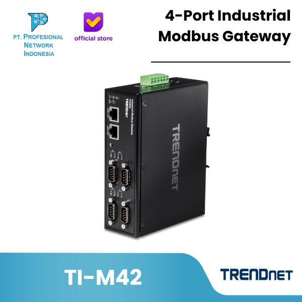 Promo TRENDnet TI-M42 4-Port Industrial Modbus Gateway Cicil 0% 3x ...