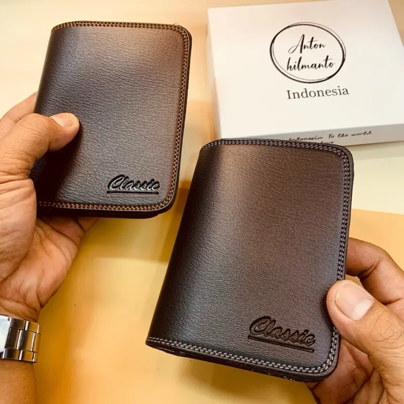 [ahLMn] Dompet Lipat Buku Gaya Simpel Pria Modern Bahan Berkualitas Harga Terjangkau #dompet #dompetpria #dompetlipat