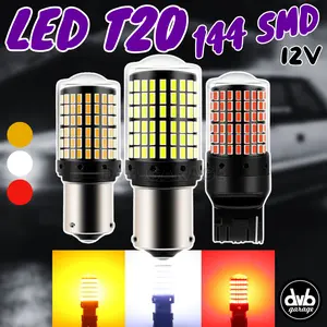 LAMPU LED T20 144SMD 12V 7440 7443 1157 BAY15D 1156 BAU15S BAI15S SEIN DAJJAL MUNDUR