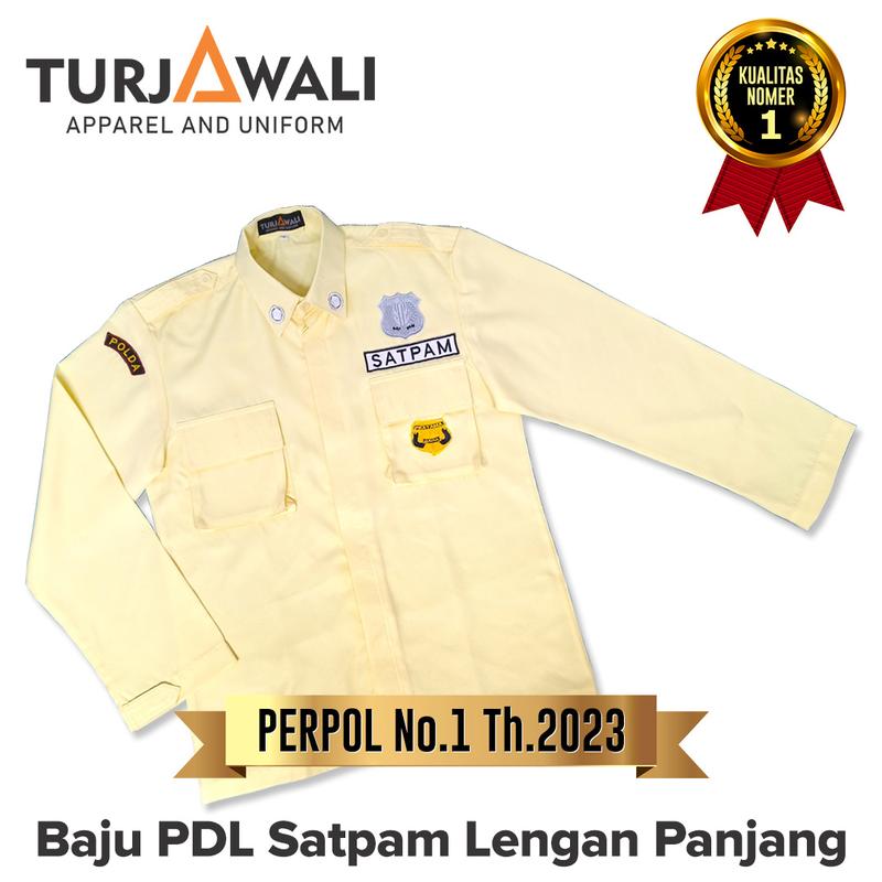 Atasan Seragam PDL Satpam Krem Terbaru 2024 / Atasan Seragam PDL Satpam Security Terbaru 2024 0