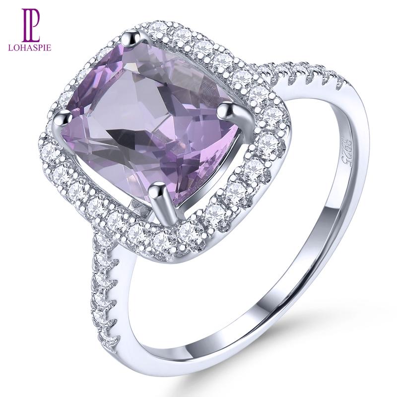 Sz 9 Amethyst 925 Solid Sterling Silver Ring for Royal Queen Renaissance Costume