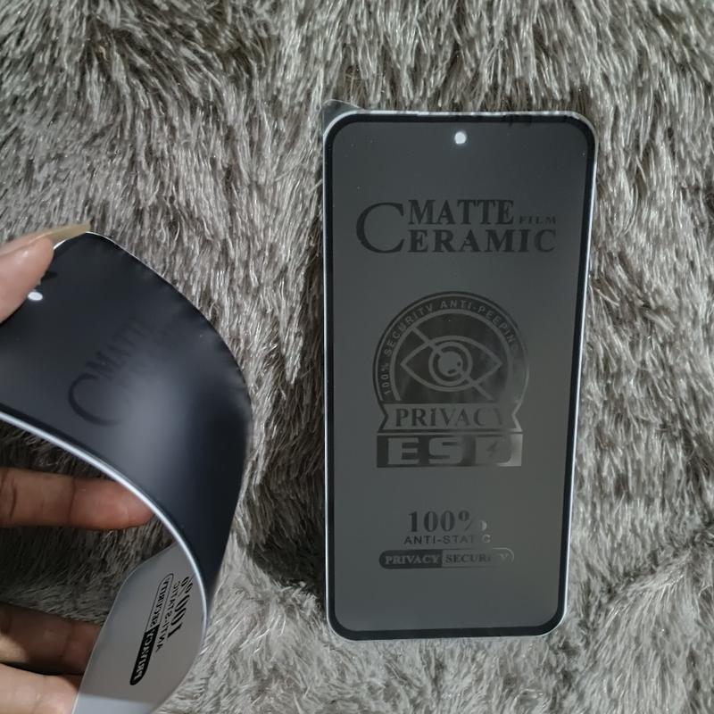 Product Introduction of TG Tempered OP A5S/A7/A12/A11K/F9 Glass Ceramic Spy  Anti Gores Matte Privacy Anti SPY 28
