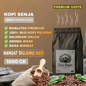 kopi hitam senja berat bersih 1kg