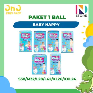 PAKET 1 BALL BABY HAPPY S38/M32/L28/XL26/XXL24/L42