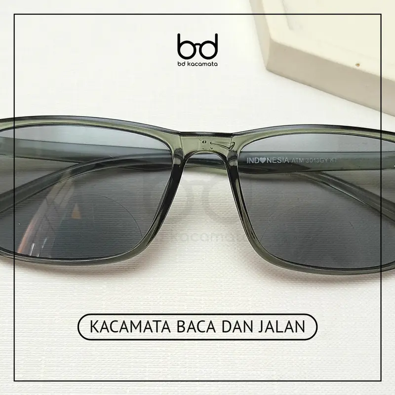 Kacamata Baca dan Jalan Double fokus Lensa Redup Model Kotak 3