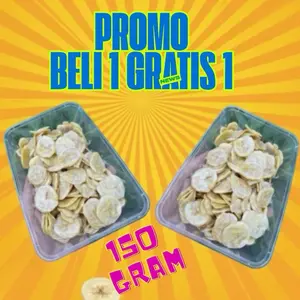 PROMO TERMURAH Beli 1 Gratis 1 KERIPIK PISANG LUMER TIRAMISU Keripik Pisang Tiramisu Lumer kemasan 150gram tanpa Pengawet Camilan Enak & Segar