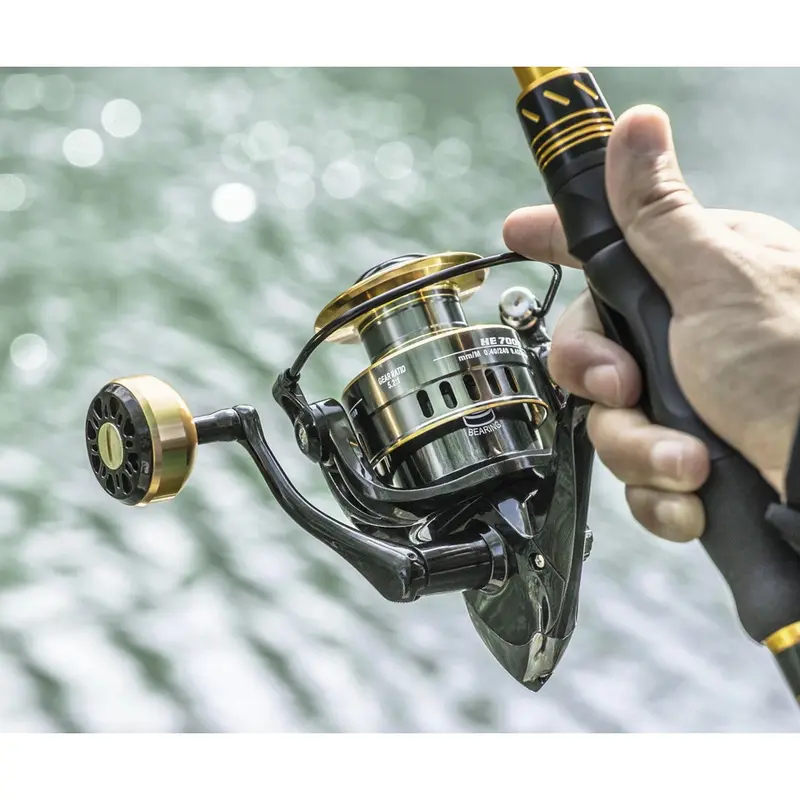 Reel Pancing 10kg HE500 - 7000/ Reel Pancing Murah Kuat Power Handle/ Reel Pancing Laut Tarikan Pancing Metal/ Gulungan Pancing Ikan Logam Metal CNC/ Gulungan Senar Pancing/ Reel Pancing Shima 8