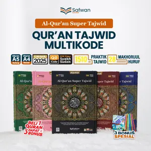 Safwan - Al Quran 30 Juz Latin Terjemah Per Kata Multikode Warna Fitur Lengkap Alquran Belajar Tajwid Tadarus Tilawah Bonus Buku Dzikir Doa Muslim Penunjuk Mengaji