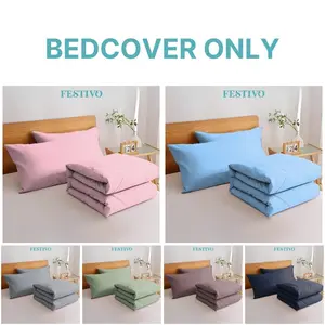 Bedcover Only/ Bedcover Saja Katun Polos - Sandy Collection