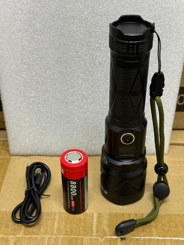 Multifunctional flashlight 8800mAh ultra bright LED Powerful Flashlight Alloy Body 5 Lighting Modes Type-C Torch Light Tactical Flashlights Outdoor  Portable Lampu Terang 3