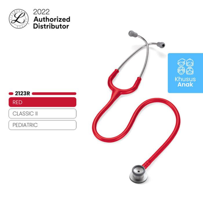 Gambar 3M Littmann Classic II Stethoscope / Stetoskop - RED - 2113R dari Littmann Official Store Kab. Bogor Tokopedia