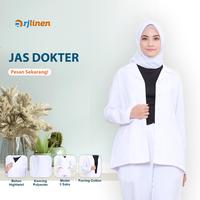 Gambar Jas Dokter Lengan Panjang/Baju Dokter/Jas Dokter ( Unisex ) dari Rumahjahitid Kota Tangerang Selatan 4 Tokopedia