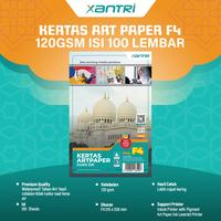 Gambar Kertas Art Paper F4 120gsm isi 100 lembar Kertas Art Karton Cartoon Printer F4 dari Xantri.id Kota Administrasi Jakarta Pusat 4 Tokopedia