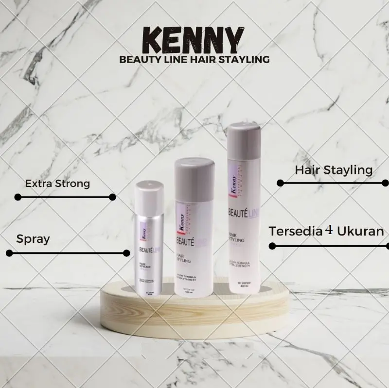 Kenny Hair Spray Rambut 80ml / 160ml / 420ml /450ml Mousse Pomade