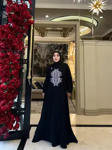 2637 ABAYA HITAM SS BORDIR