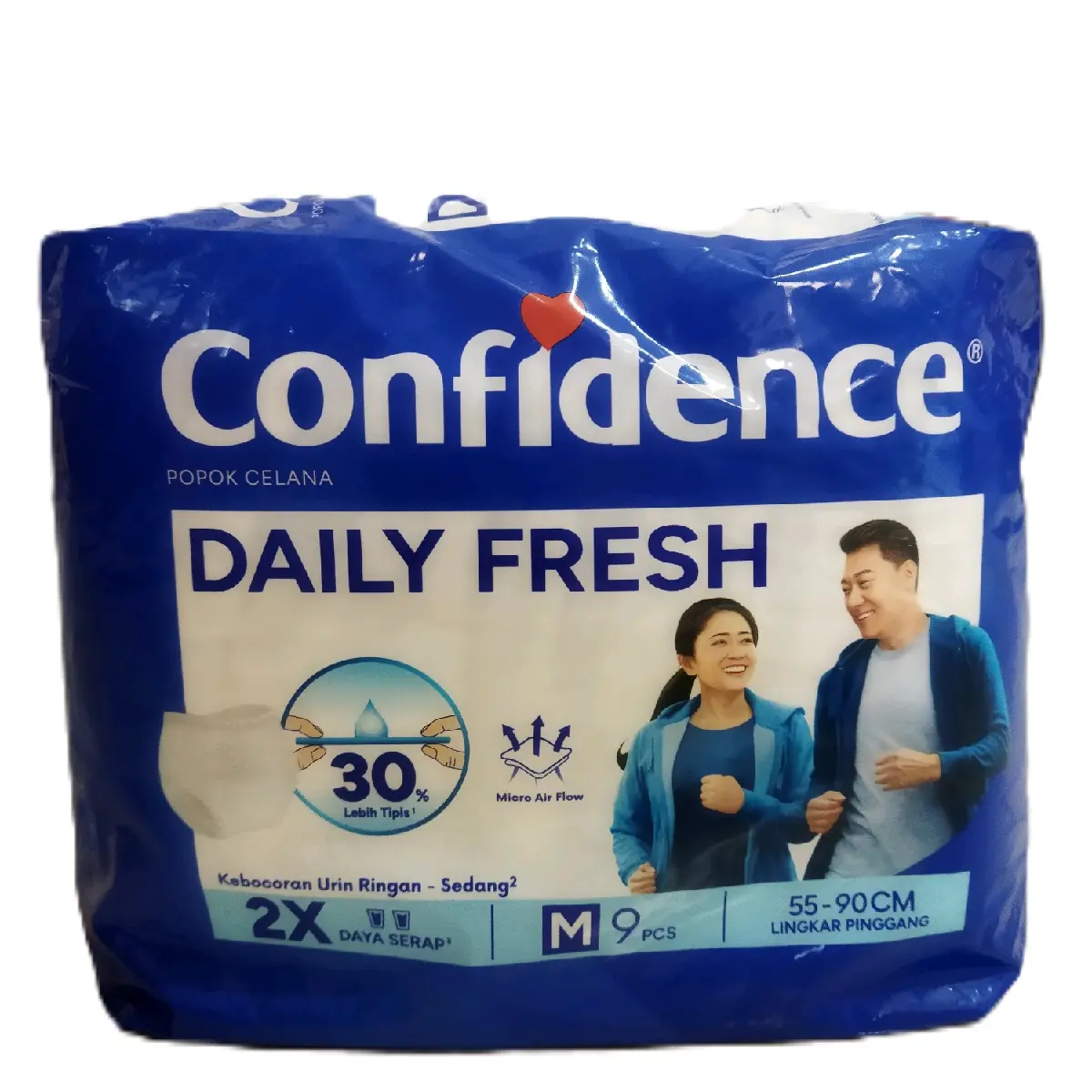 Popok Celana Confidence Daily Fresh untuk Kesehatan