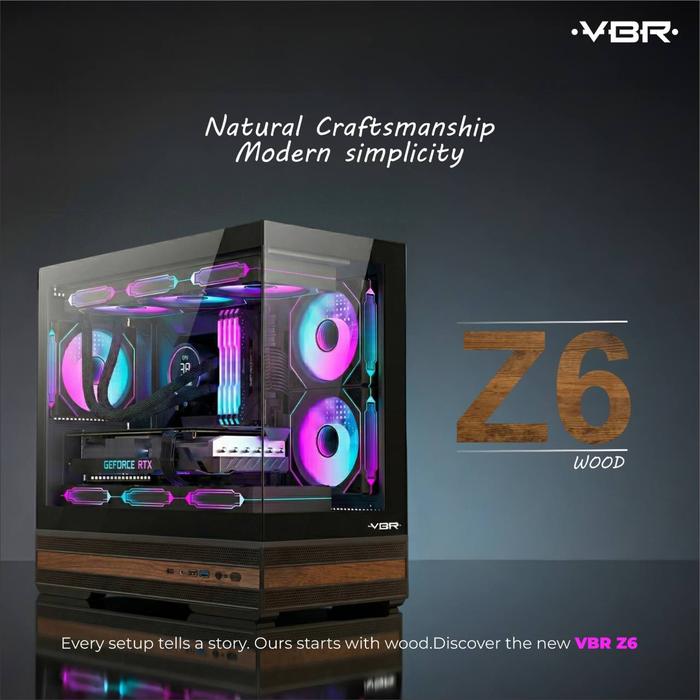 Jual VBR Z6 WOOD MID TOWER ATX Case PC - Kota Bandung - Persada ...