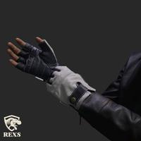 Gambar Sarung Tangan Kulit Asli Half Finger Pria Wanita Grey Black - Rexs Glove - M dari Rexs Official Kota Administrasi Jakarta Selatan 5 Tokopedia