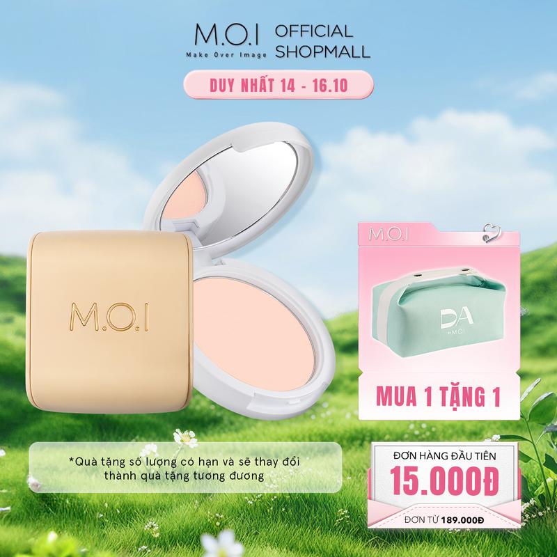 Bộ đôi Trang Điểm M.O.I Cosmetic  Phấn nước Baby Skin Cushion và Phấn phủ Baby Skin Powder