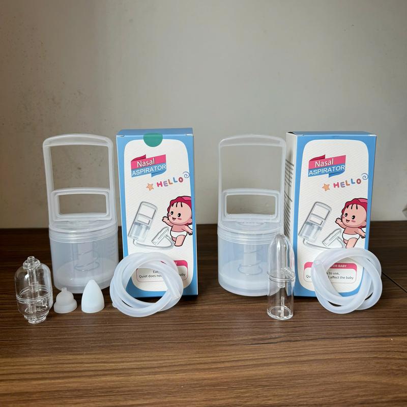 (Mới) Dụng cụ hút mũi kéo tay thế hệ mới cho trẻ từ sơ sinh kèm 2 đầu silicon - máy hút mũi chất liệu nhựa nguyên sinh an toàn cho bé 4