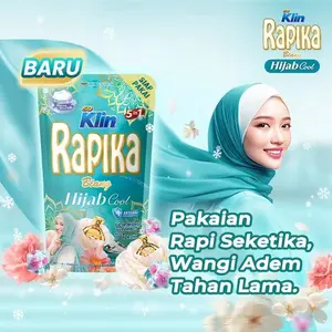 DAPAT 3PCS TERMURAH!!! RAPIKA Biang Pewangi Pakaian Hijab Pouch 250 ml