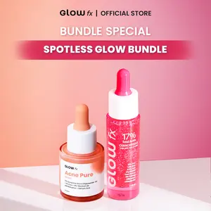 [Spotless Glow Bundle] - GLOW FX BEAUTY - 17% Total Acids CeraCapsule Peeling Solution - Serum Exfoliasi Wajah Mengandung Glycolic Acid Untuk Mencerahkan dan Menghaluskan Wajah