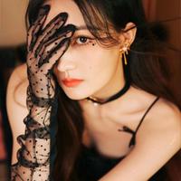 Gambar 【Goth】Sarung Tangan Renda Polka Dot Women Lace Polka Dot Gloves 8372 - White dari 99koutlet Kab. Tangerang 1 Tokopedia