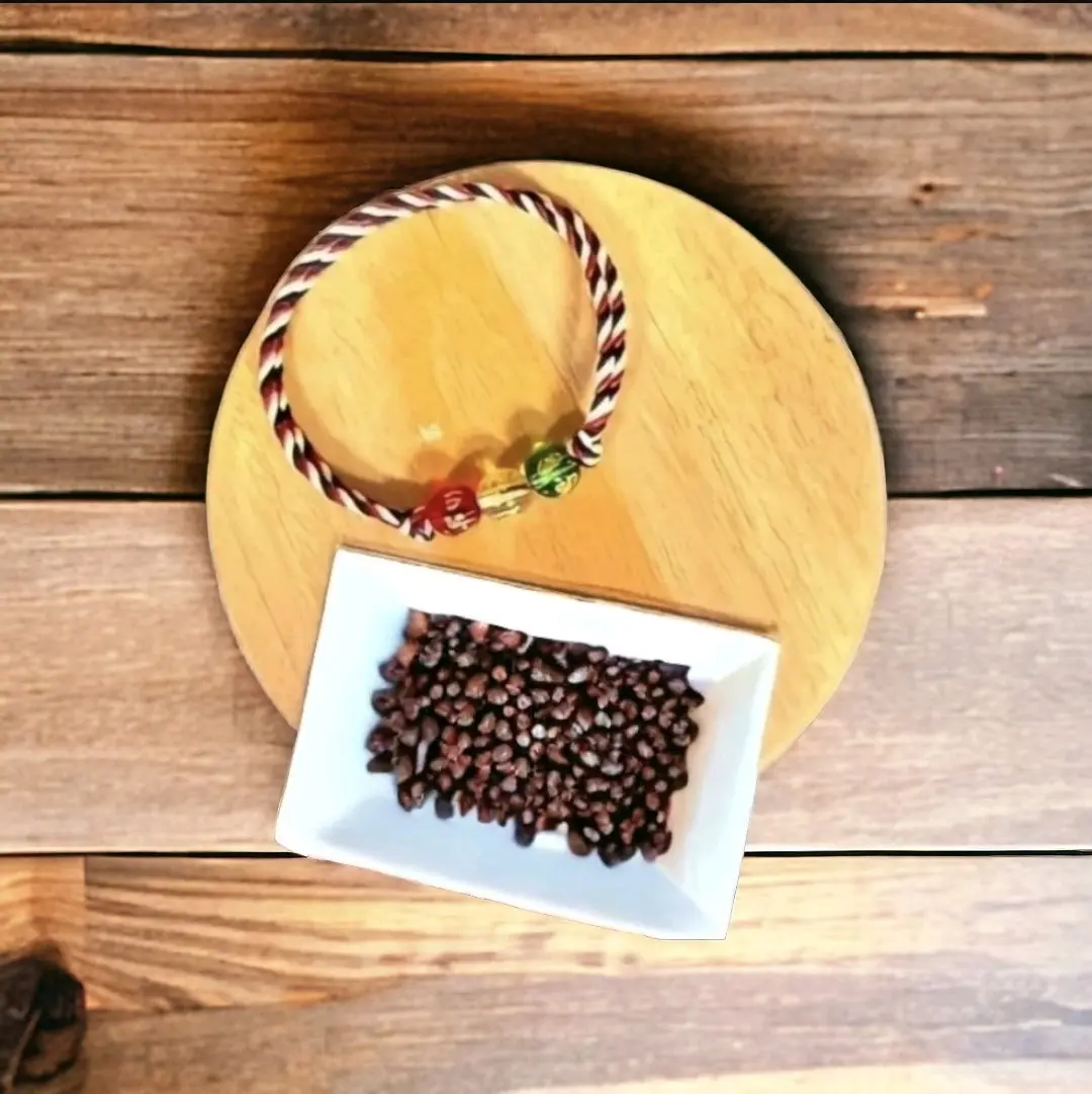 Gelang Tridatu Asli Bali dengan Kristal Tibet Keberuntungan Tali Serut 2 Layer Handmade Harga Murah Berlian Buatan Golden