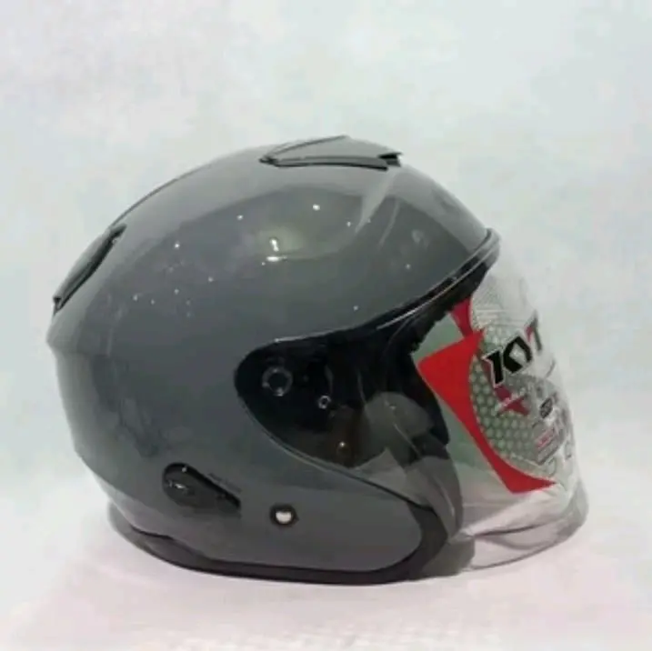 Helm KYT Kyoto R Solid Original 100% Half Face Motorcycle Single Visor - Ukuran M/L/XL 8