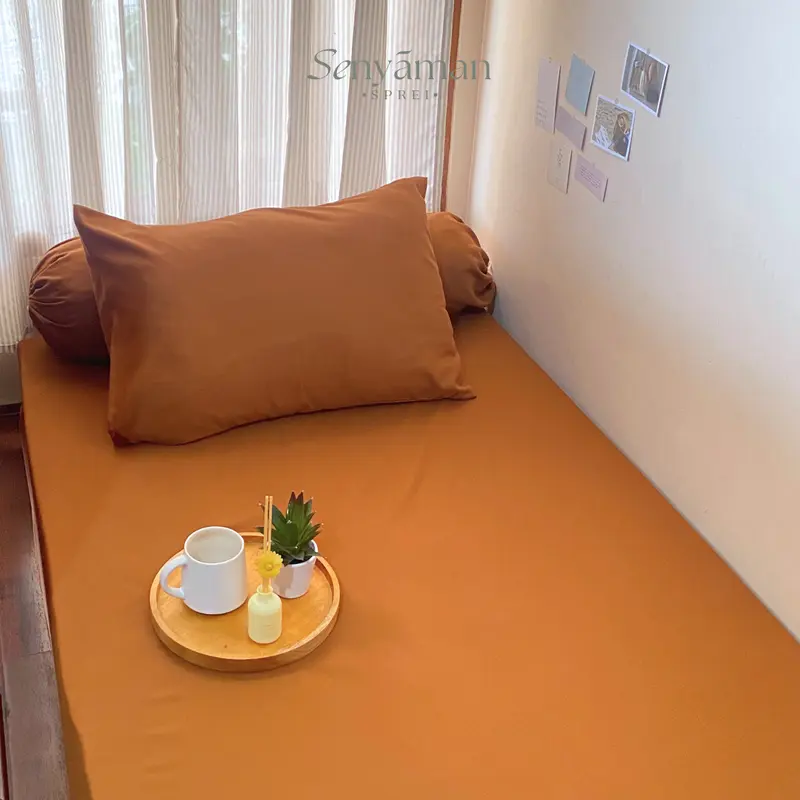 Senyaman - Sprei Set Single Collection 120x200 Tinggi 25 cm Bahan Microtex 0