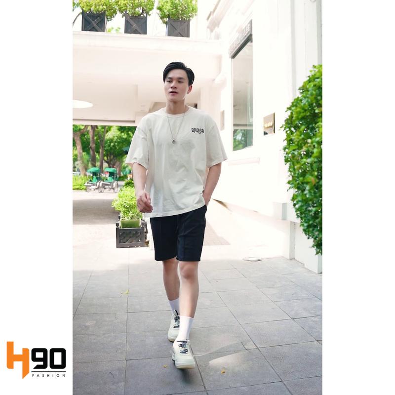 Quần Short Nam H90 Chất Thun Co Giãn, Quần Đùi Nam Mùa Hè Basic Thoáng Mát Thấm Hút Mồ Hôi QST01 9