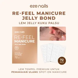Re-Feel Manicure Jelly Bond - Eze Nails (Lem Pemakaian Ulang Kuku Tangan) Art Nail