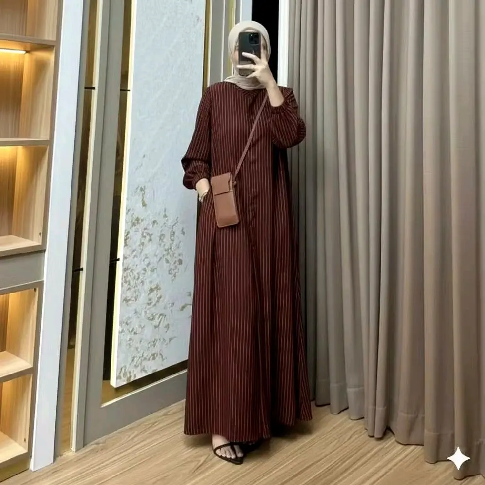gamis MAYZA mahogani
