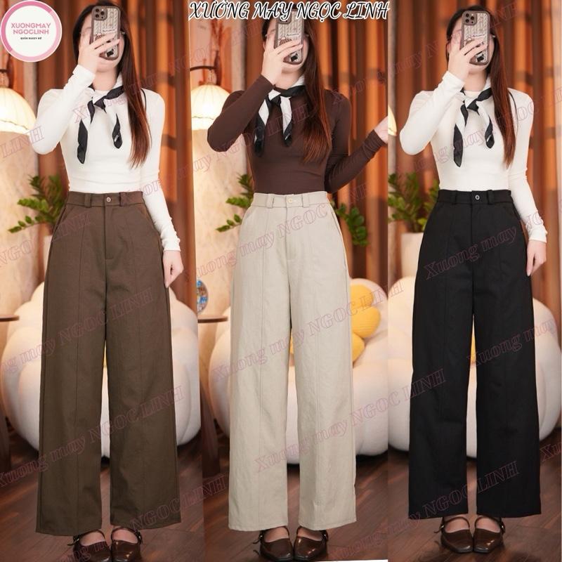 Quần Kaki Nhật Có Phiên Bản Cho Nấm Cạp Khoá Phối Lưng Chun Siêu Hot_899