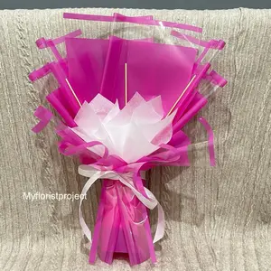 MYFLORIST Buket Kosongan + Tusuk / bisa isi sendiri sudah ada tusuk nya / Buket snack / Buket Kopi / Buket Cantik ( M3)