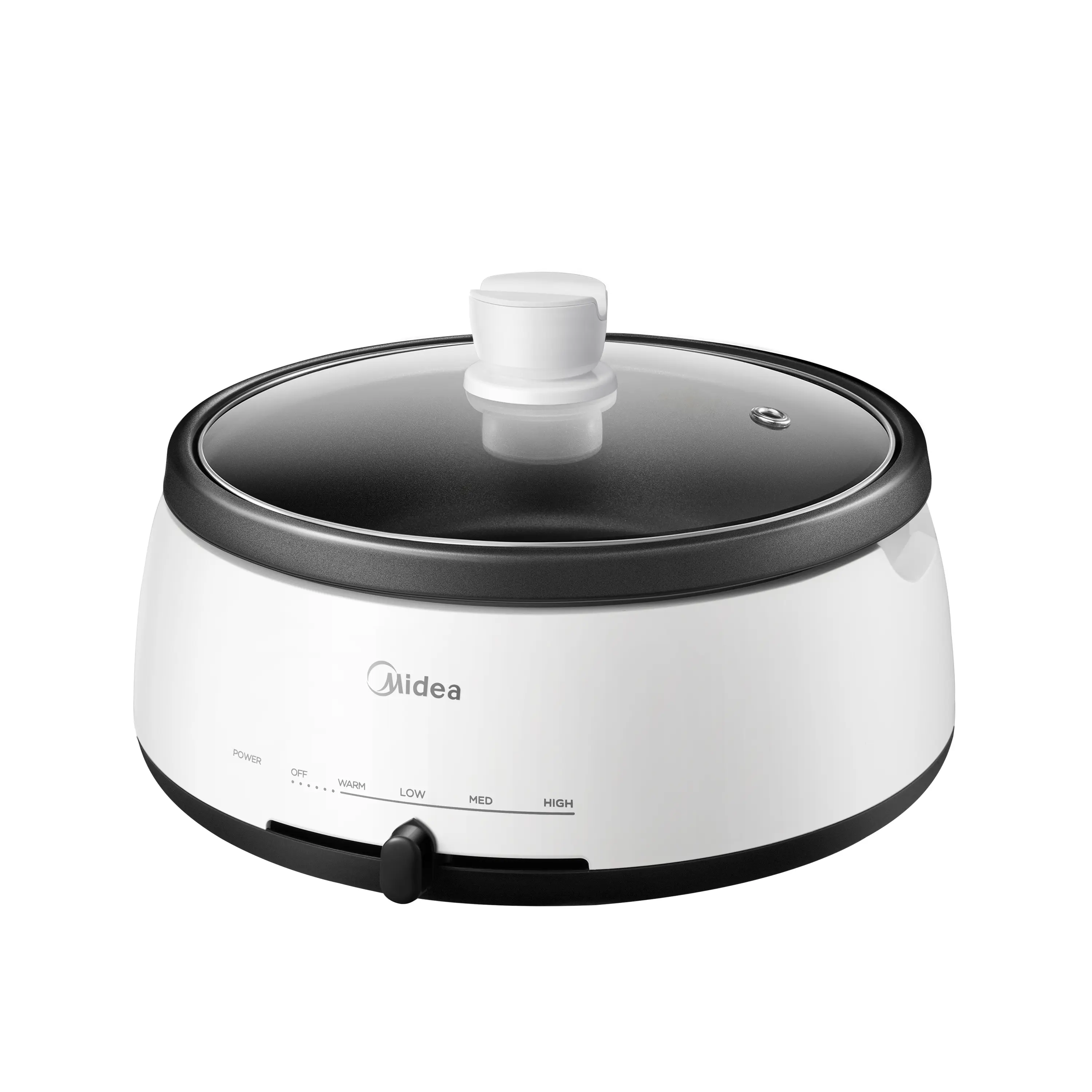 MEC-1040W White Non-Sticky Coating Electric Hot Pot, 3.5L
